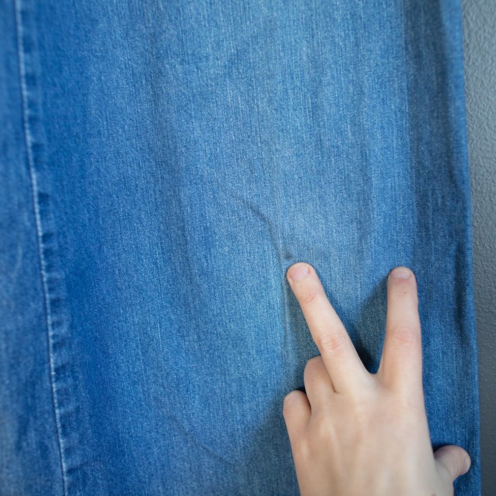 Vintage 1970's Braided Flare Jeans - Picture 5 of 10